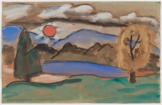 Gabriele Münter.Mit roter Sonne - photo 2