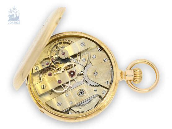Taschenuhr: besonders frühes Patek Philippe Ankerchronometer in der äußerst seltenen Qualität "EXTRA", No.71528, ca.1883 - Foto 2