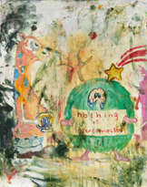 Manuel Ocampo.Untitled (Nothing is Interconnected)