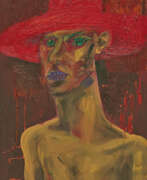 Rainer Fetting. Rainer Fetting.Self with Red Hat