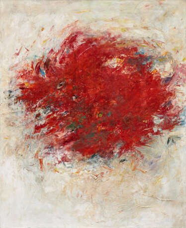 Winfred Gaul. Ohne Titel (Rotes Palimpsest) - Foto 1