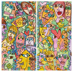 James Rizzi.Let's All Get Together & "Friends"