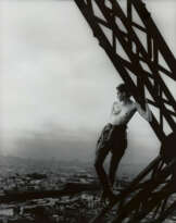 Peter Lindbergh.Mathilde on Eiffel Tower