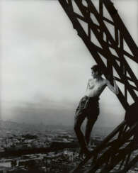 Peter Lindbergh.Mathilde on Eiffel Tower