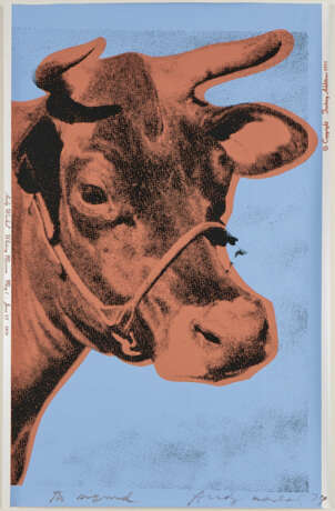 Andy Warhol.Cow - photo 2