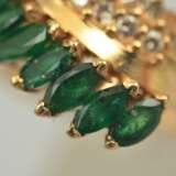 Gold ring with emeralds and diamonds Gold Other style At the turn of 19th -20th century - photo 6