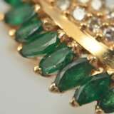 Gold ring with emeralds and diamonds Gold Other style At the turn of 19th -20th century - photo 7