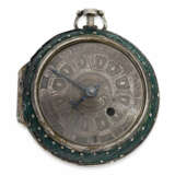 Taschenuhr/Karossenuhr: außergewöhnlich große Oignon mit Schlagwerk, königlicher Uhrmacher Jerome Martinot Paris, um 1700 - Foto 2