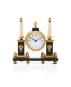 Декоративные часы. Miniature cylinder clock in the Empire style