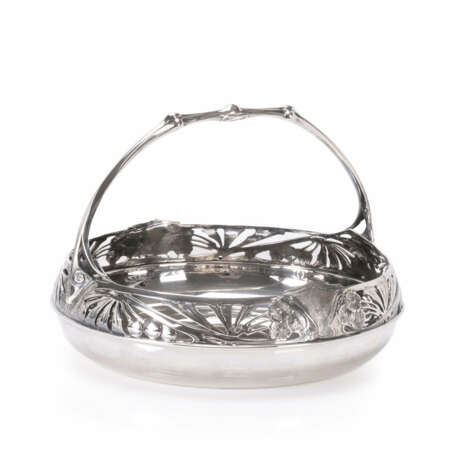 Silver basket with handle - фото 1