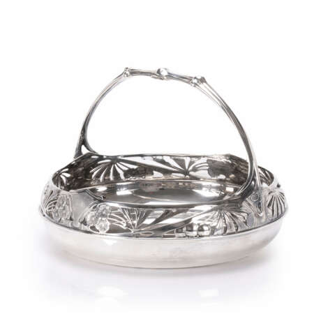 Silver basket with handle - фото 2