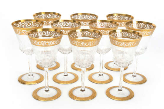 St. Louis set of wine glasses 'Thistle Gold' - photo 2