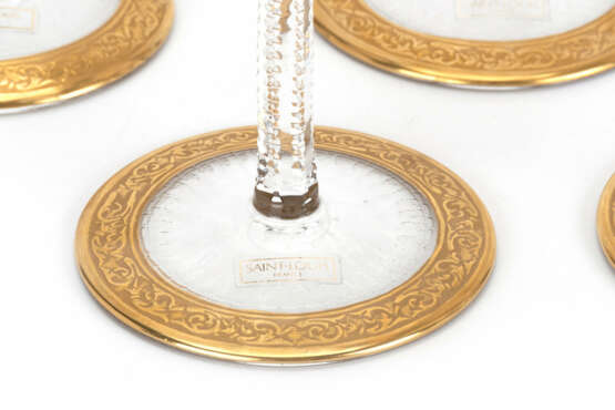 St. Louis set of wine glasses 'Thistle Gold' - photo 3