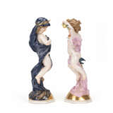 Meissen figurine allegories 'The Day' and 'The Night' - photo 4