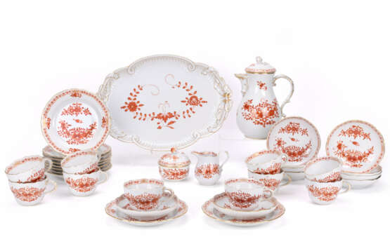 Meissen coffee service 'Indian red' - photo 1