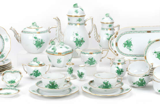 Herend coffee and tea service 'Apponyi green' - фото 2