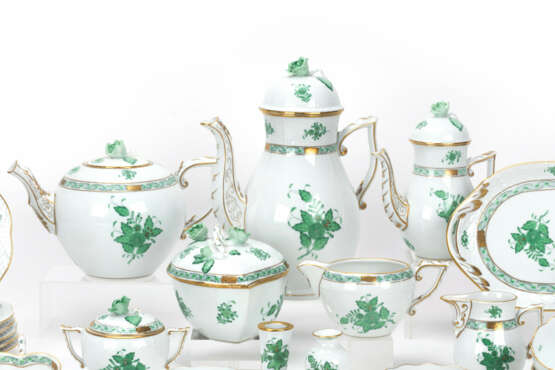 Herend coffee and tea service 'Apponyi green' - фото 3