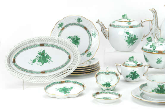 Herend coffee and tea service 'Apponyi green' - фото 4