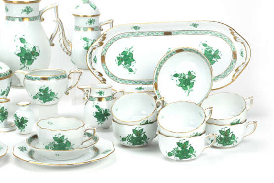 Herend coffee and tea service 'Apponyi green' - фото 5