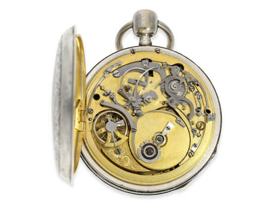 Taschenuhr: hochfeine, große Taschenuhr mit Schlagwerk und Musikwerk, ausgesprochen schöne Qualität, Le Clerc Paris No.3030 (1817-1824) - фото 3