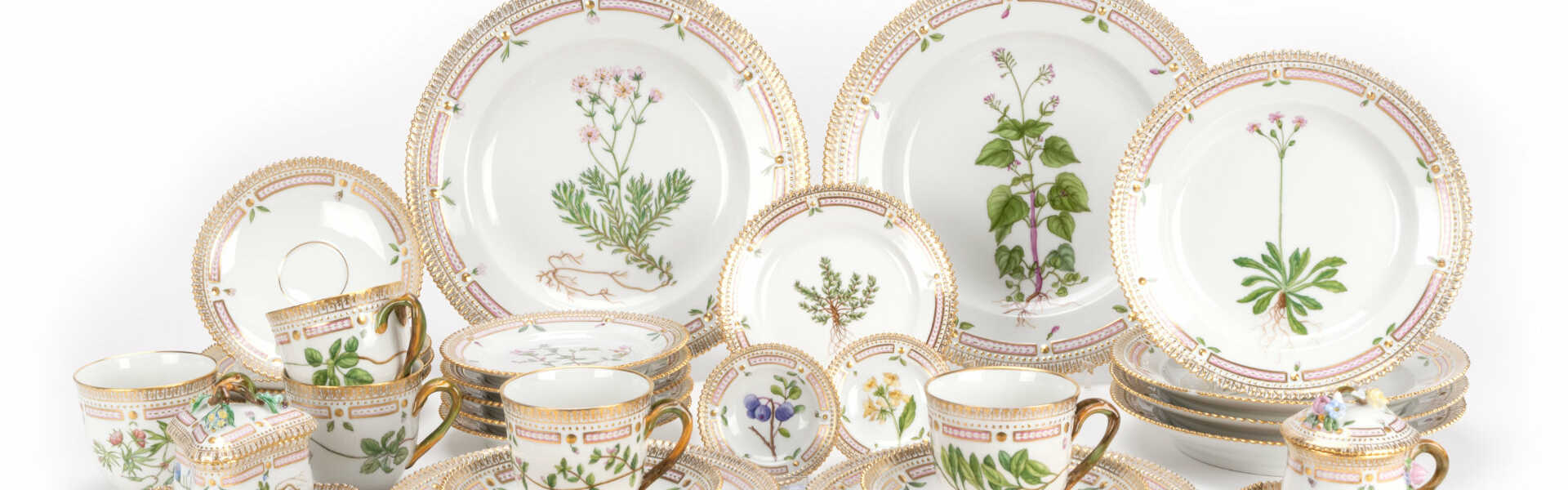 Royal Copenhagen coffee service 'Flora Danica'