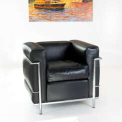 Cassina Grand Confort armchair 'LC2', design by Le Corbusier