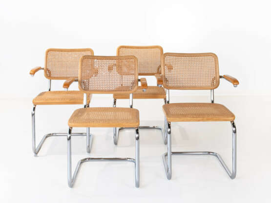 Set of Thonet cantilever chairs 'S64 V' - фото 1