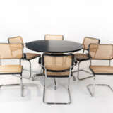 Thonet dining set with dining table 'S1052' and six cantilever chairs 'S64', design Marcel Breuer - photo 2