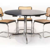 Thonet dining set with dining table 'S1052' and six cantilever chairs 'S64', design Marcel Breuer - photo 4