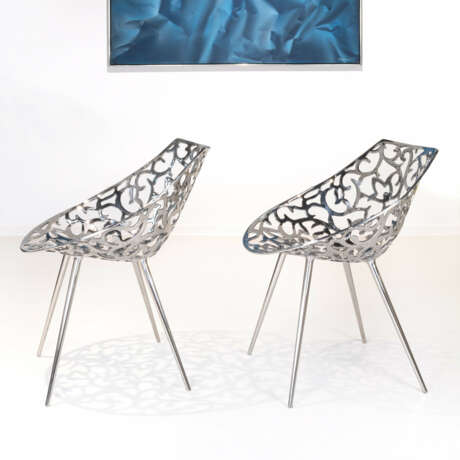 Set 'Miss Lacy' chairs, design by Philippe Starck - photo 4