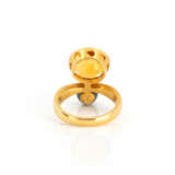 Citrine pearl ring - фото 3