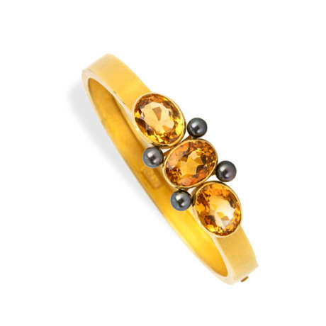 Citrine bangle - фото 1