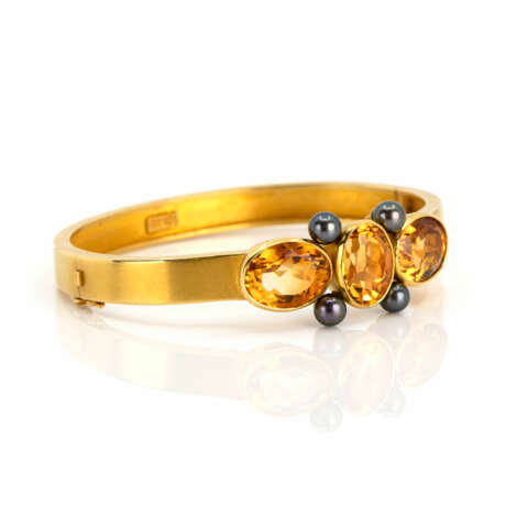 Citrine bangle - фото 2