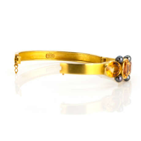 Citrine bangle - фото 5