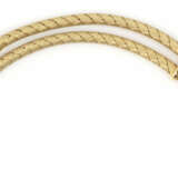 Braided gold necklace - фото 2