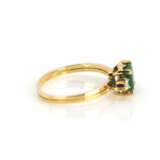 Emerald diamond ring - фото 4