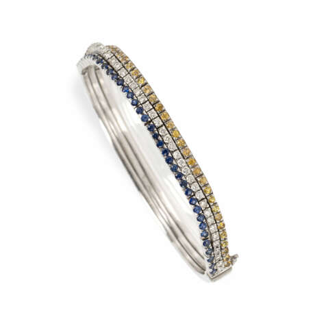 Sapphire and diamond bracelet - photo 1