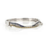 Sapphire and diamond bracelet - photo 2