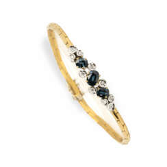 Sapphire and diamond bracelet