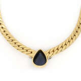 Sapphire diamond necklace - фото 3