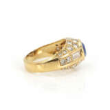 Sapphire diamond ring - фото 4