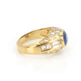 Sapphire diamond ring - фото 2