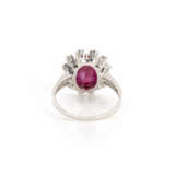 Ruby diamond ring - фото 3