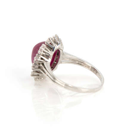 Ruby diamond ring - фото 4