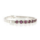 Ruby and diamond bracelet - photo 2