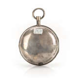 One-handed silver clock 'Oignon' - photo 3