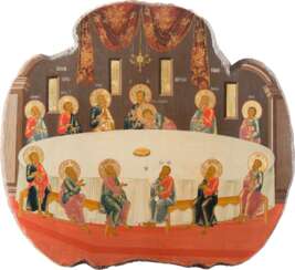 A LARGE ICON SHOWING THE LAST SUPPER