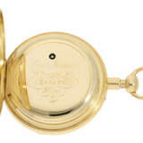 Taschenuhr: rares, hochfeines englisches Taschenchronometer mit 1/8-Repetition, George Moore, London, No.505, Hallmarks London 1840 - Foto 5