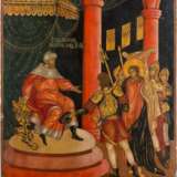 A LARGE ICON SHOWING CHRIST BEFORE PILATE - photo 1