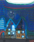 Friedensreich Hundertwasser. Friedensreich Hundertwasser (1928 Vienna - 2000 Brisbane) (F)